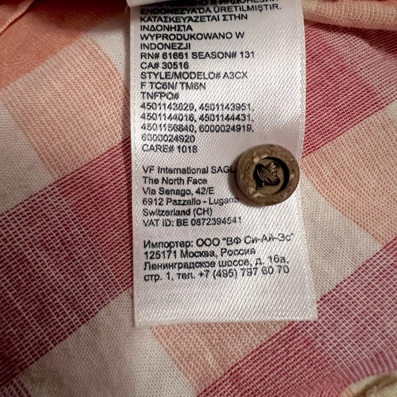 The North Face Button Up Long-Sleeve, Plaid, MEDIUM - Picture 6 of 8